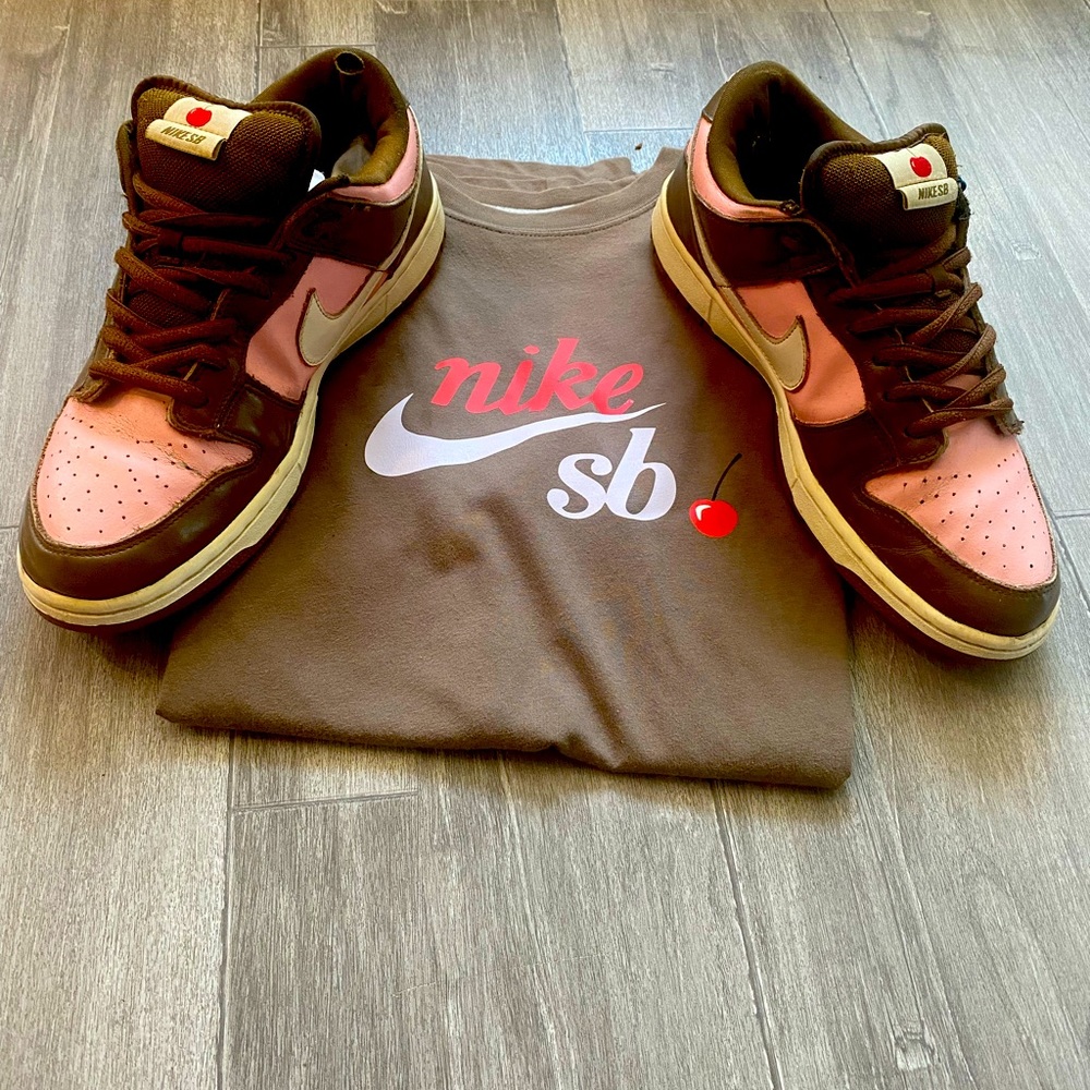 Nike dunk sb lows stussy cherry